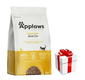 Applaws trockenes Katzenfutter 2kg - mit Huhn + Überraschung für die Katze