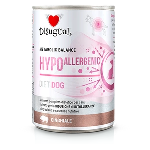 Disugual Nassfutter für Hunde Veterinärmedizinisches HYPOALLERGENIC Wild (Erwachsene) 400 g