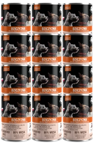 PetRepublic Stücke in Sauce mit Wildfleisch 12 x 400g für Hunde