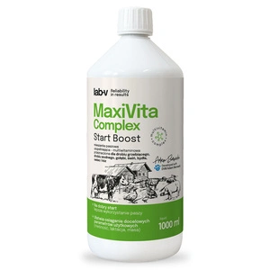 Lab-v MaxiVita Complex - Ergänzungsfuttermittel - Multivitamin, in flüssiger Form, für Raufußgeflügel, Wassergeflügel, Tauben, Schweine, Rinder, Schafe und Ziegen 1000 ml