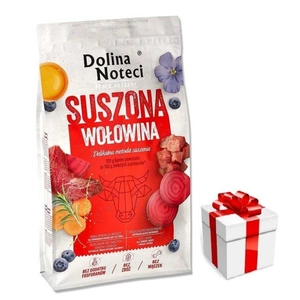 DOLINA NOTECI Premium Rindfleisch - Trockenfutter für Hunde 9kg + Überraschung für den Hund