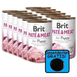BRIT PATE & MEAT PUPPY 12x400g