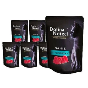 Dolina Noteci Premium Nasses Katzenfutter - Thunfischfilet in einer Sauce 10x85g
