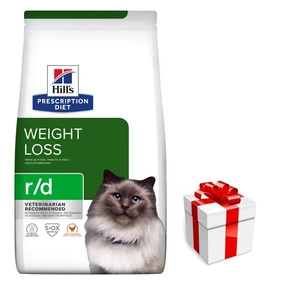 HILL'S PD Prescription Diet Feline r/d 3kg + Überraschung für die Katze
