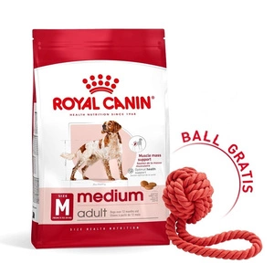 ROYAL CANIN Medium Adult 4kg + Ball für Hunde GRATIS!