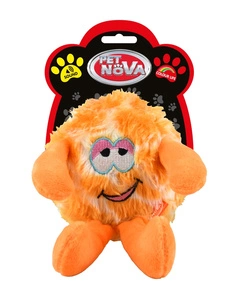 DOG LIFE STYLE orange Monster Plüschtier 17cm