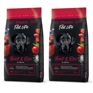 FITMIN For Life Beef & Rice 2x12kg