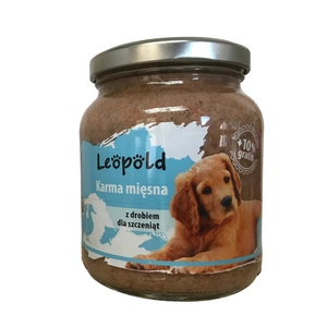 Leopold Welpenfleischfutter mit Geflügel 300g