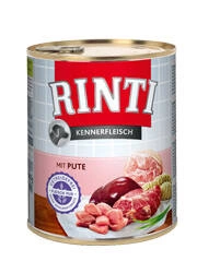 Rinti Kennerfleisch Nassfutter für Hunde - Pute 800g