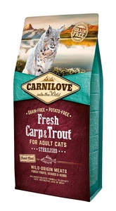 Carnilove Fresh Karpfenforelle Erwachsene Katze 2x6 kg