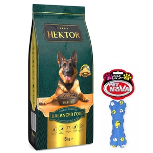 HEKTOR BALANCED Erwachsene 15kg + Gummiknochen GRATIS!