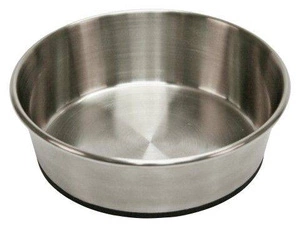 KERBL Rutschfester Edelstahlnapf für Hund oder Katze 2800 ml