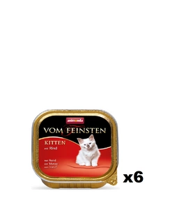 Animonda Cat Vom Feinsten Kitten mit Rind 6x100g