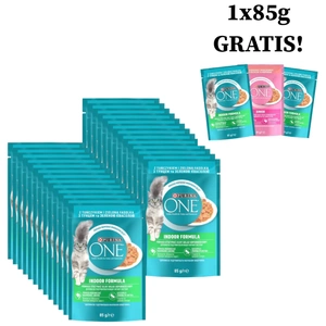 Purina One Cat Indoor mit Thunfisch und grünen Bohnen 26x85g