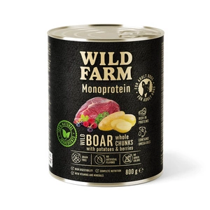 WILD FARM Monoprotein Wild Boar 800 g hypoallergenes Hundefutter