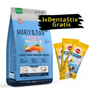 Marly & Dan Adult Dog Medium Breed Fresh Salmon Holistic & Hypoallergenic 12kg Trockenfutter