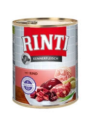 Rinti Kennerfleisch Nassfutter für Hunde - Rindfleisch 800g