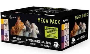 Pet Republic Nassfutter für Katzen Stücke in delikaten Sauce 40x100g