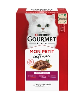 GOURMET mon Petit Katzenfutter - MIX Fleisch 6x50g