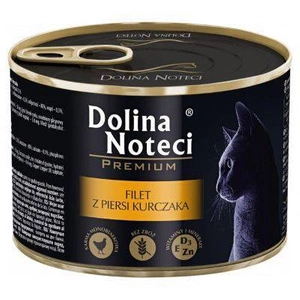 DOLINA NOTECI Premium Nasses Katzenfutter Hähnchenbrustfilet in Sauce 185g
