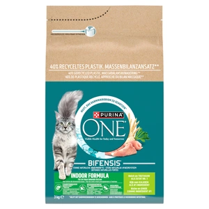 Purina One Indoor Cat Adult Futter mit Truthahn für Katzen 3kg