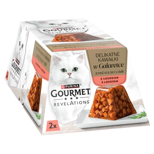 GOURMET Revelations Zarte Stücke in Lachsgelee 2x57g