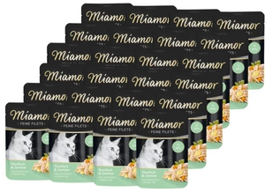 Miamor Feine Filets - Katzennassfutter Thunfischfilets mit Gemüse 24x100g