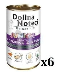 Dolina Noteci PREMIUM Junior reich an Kaninchenleber 6x400g
