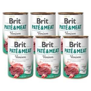 BRIT PATE & MEAT VENISON   6 x 400g