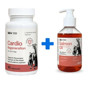 Cardio Regeneration – Unterstützung der normalen Herzfunktion und des Kreislaufsystems, 45 Kapseln + Lab-v Lachsöl 250ml