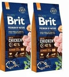 BRIT Premium By Nature Senior S+M 2x15kg