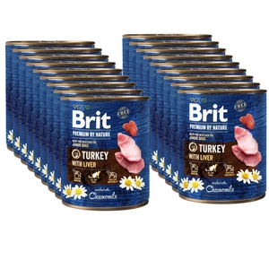 Brit Premium by Nature Pute mit Leber 18x800g