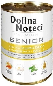 Dolina Noteci PREMIUM Senior Huhn mit Karotten und Basilikum 400g