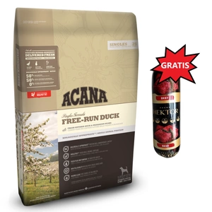 ACANA Freilaufende Ente Hund 11,4kg + Hektor 900g GRATIS!