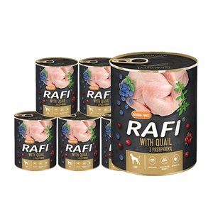 DOLINA NOTECI RAFI, Wachtel 6x800g + Deckel für 800g-Dose GRATIS!