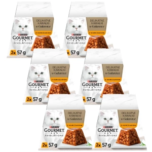 GOURMET Revelations Delikate Stücke in Gelee mit Huhn 6x(2x57g)
