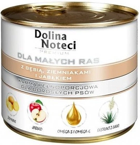 Dolina Noteci PREMIUM  für Hunde kleiner Rassen mit Gänsekartoffeln und Äpfeln 185 g