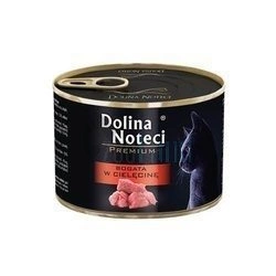 Dolina Noteci Premium Nasses Katzenfutter reich an Kalbfleisch 185g