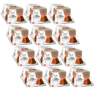 GOURMET Revelations Zarte Stücke in Lachsgelee 12x(2x57g)