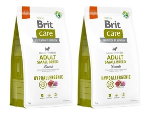 BRIT CARE Hund Hypoallergen Adult Kleine Rassen Lamm 2x7kg