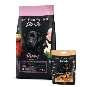 FITMIN DOG For Life Puppy 12kg + Kekse 50g GRATIS
