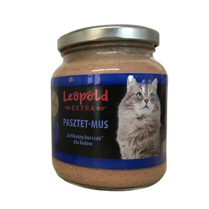 Leopold Pate Mousse "Zartes Huhn" für Katzen 300g +10% Gratis (Dose)