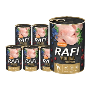 DOLINA NOTECI RAFI, Wachtel 6x400g + Deckel für 400g-Dose GRATIS!