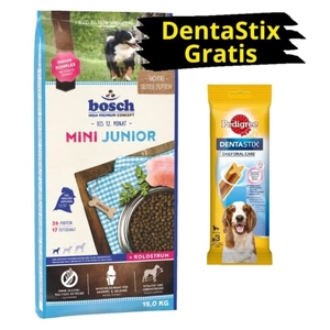 Bosch Junior Mini 15 kg + PEDIGREE DentaStix GRATIS!