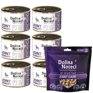 Dolina Noteci Premium Perfect Care Joint Mobility 6x185g + Training Treats Joint Care 130g