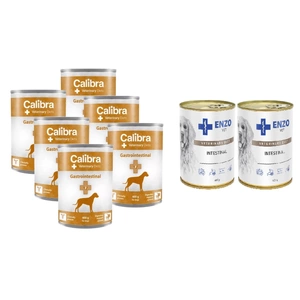 Calibra Veterinary Diets Dog Gastrointestinal 6x400g + ENZO VET Intestinal 2x400g