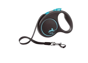 FLEXI Black Design Blue Lanyard L - 5m bis 50kg - Band