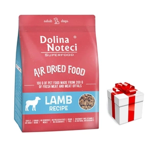 DOLINA NOTECI Superfood getrocknete Lammfleischgerichte für Hunde 5kg + Überraschung für den Hund