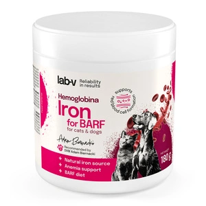 Lab-v Hämoglobin - natürliches Häm-Eisen für BARF-Mischungen und Heimnahrung 180 g