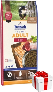 BOSCH ADULT LAMM & REIS 15kg+Überraschung für den Hund